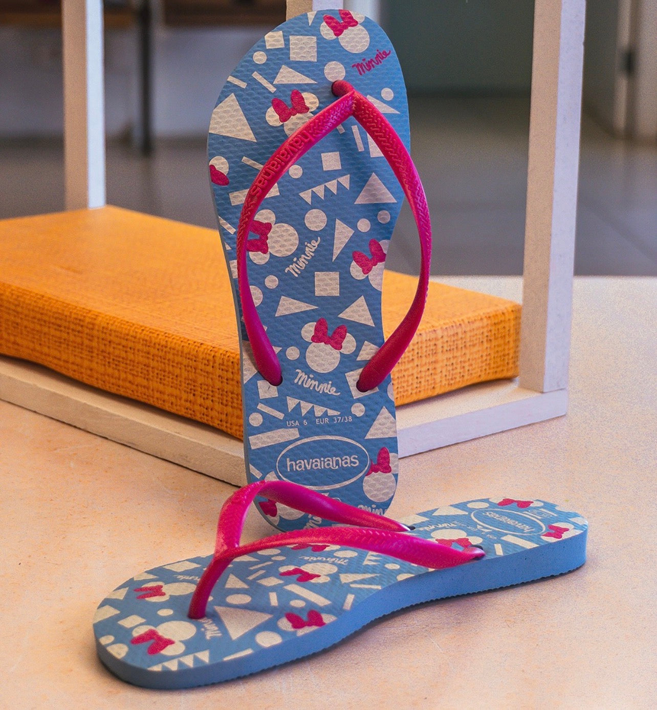 Havaianas Disney Minnie Rosa blue