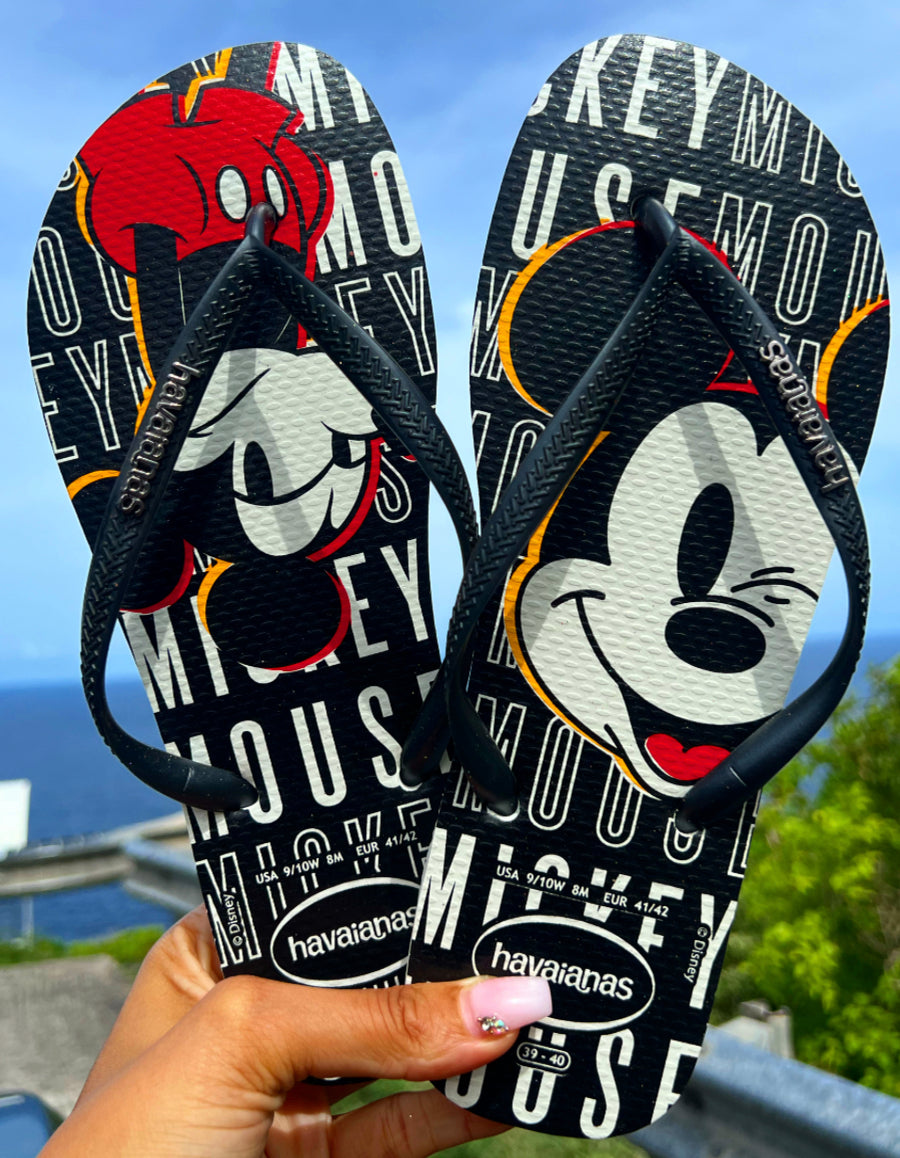 Havaianas Slim Disney Mickey Black