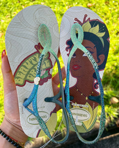 Havaianas Luna Glitter Princess Verde