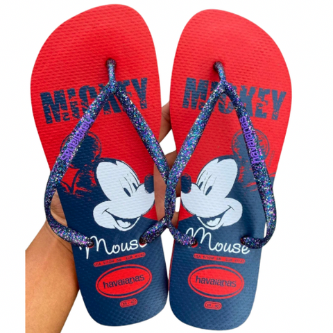 Havaianas Slim Disney Mickey Red Roxo