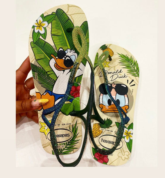 Havaianas Luna Disney Duck Verde