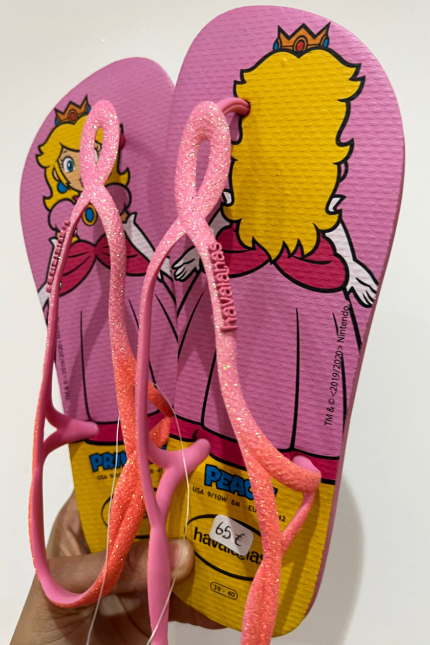 Havaianas Luna Princess peach Rosa COLLECTOR