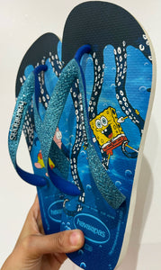 Havaianas Glitter Bob L’éponge Blue