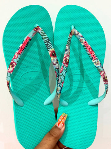 Havaianas Slim Classy Tropical Verde