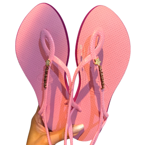 Havaianas Luna Point Rose + 2 Bijoux