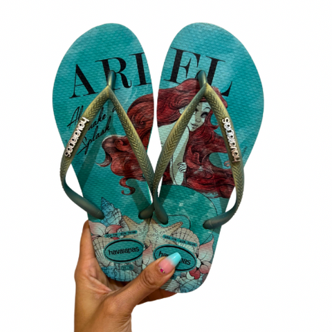 Havaianas Slim Disney Ariel Blue