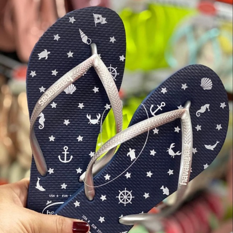 Havaianas Nautical ocean grey