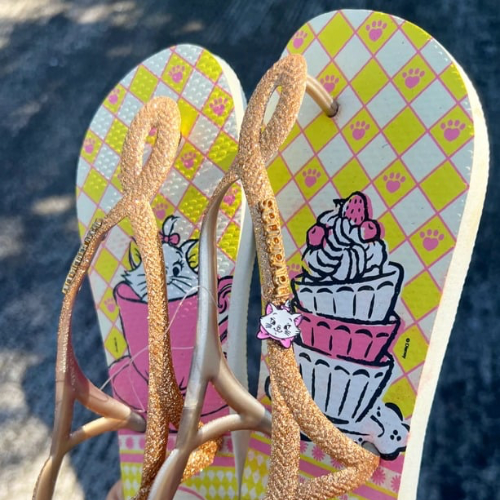 Havaianas Luna Glitter Marie Rosa Gold