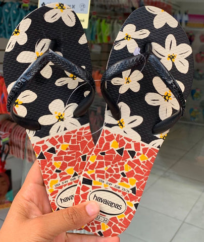 Havaianas Flat Flower Petro