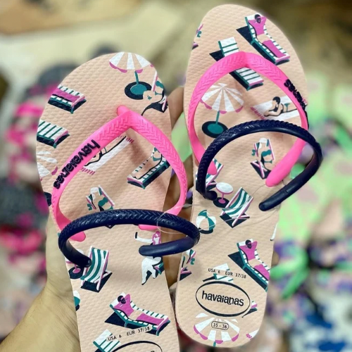 Havaianas Flat Duo Vibes Rosa Dark