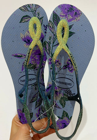 Havaianas Luna Glitter Verde Organic