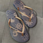 Havaianas Slim Nautical Blue Gold