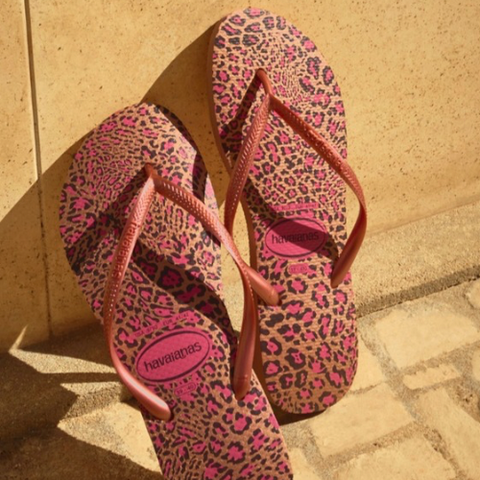 Havaianas Slim Animal Rosa