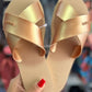 Havaianas Chic Gold avec Bijou