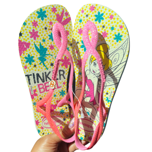 Havaianas Luna Glitter Fée Clochette Rosa