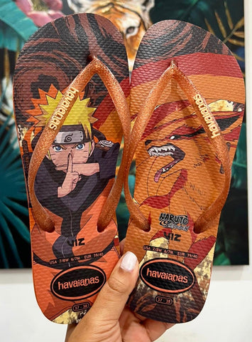 Havaianas Naruto X Kurama