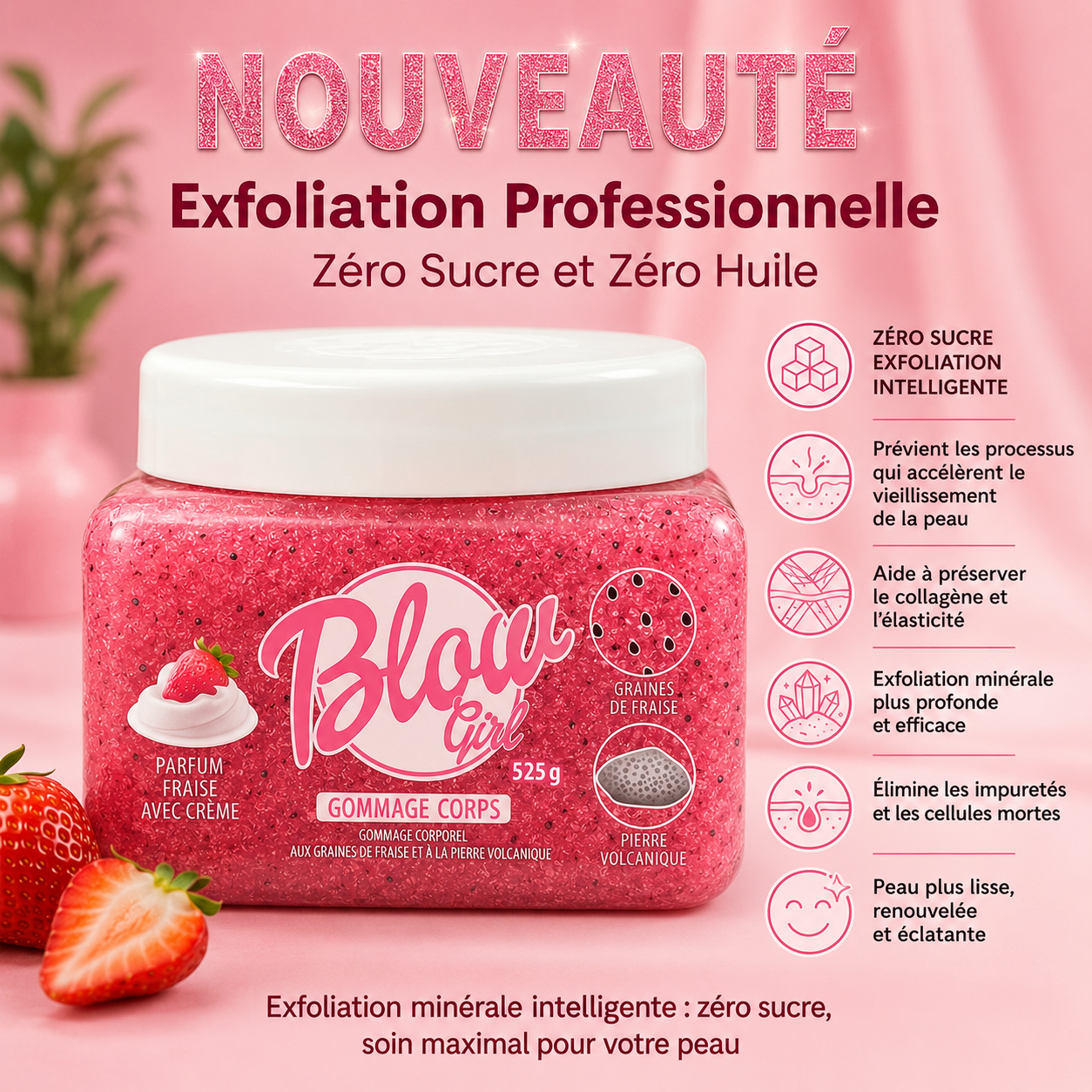 Blow girl exfoliant innovant