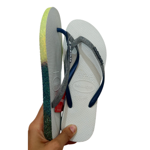 Havaianas Slim D Glitter Verde O