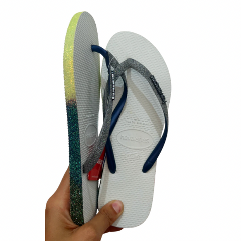 Havaianas Slim D Glitter Verde O