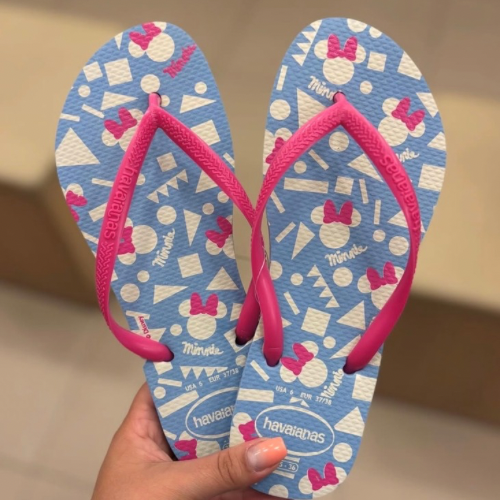 Havaianas Disney Minnie Rosa blue
