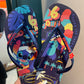 Havaianas Slim Stitch Blue Red+ Bijou