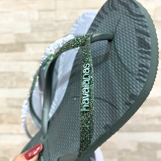 Havaianas Glitter Edg Verde