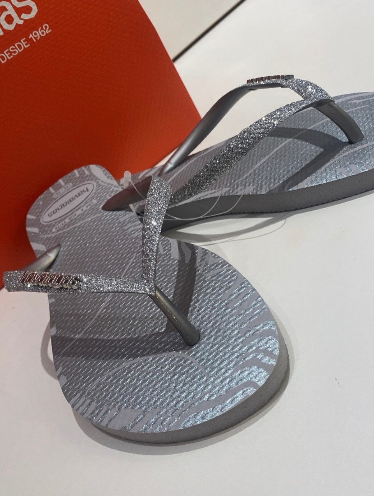 Havaianas Glitter Edg Cinza