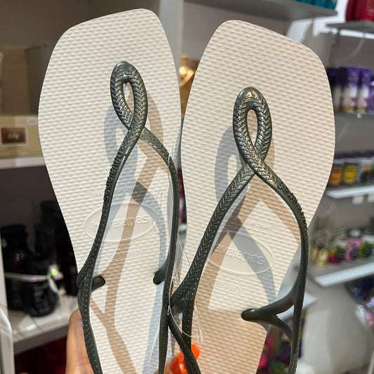Havaianas Luna Square Branco Olive