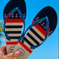 Havaianas Slim Nautical Bleue Ancre