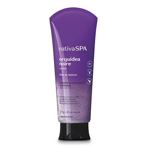 Gel douche exfoliant Orchidée Noire