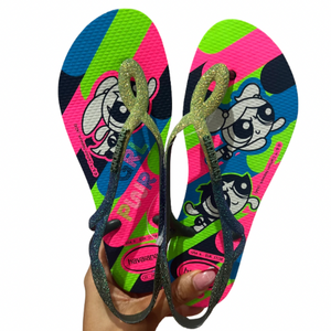 Havaianas Luna Glitter Super Nana Verde Blue