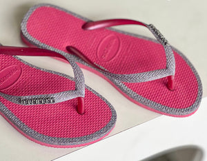 Havaianas Glitter Contour Rosa Grey