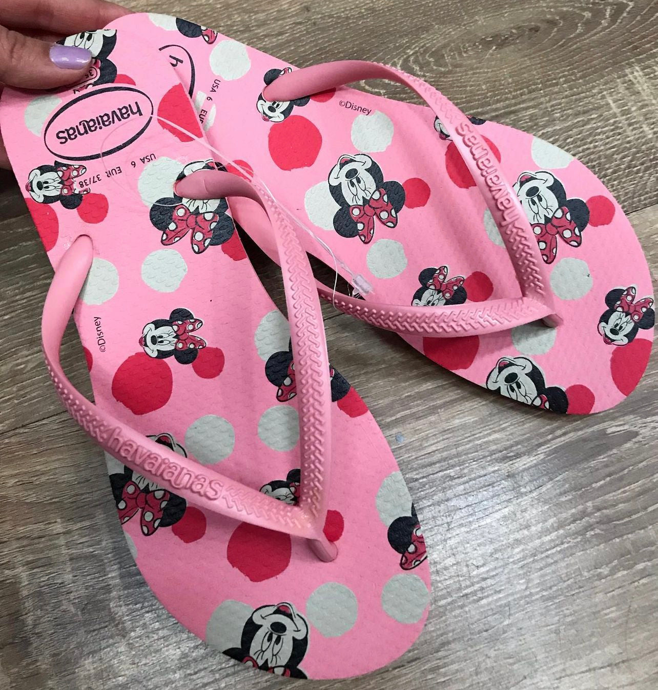 Havaianas Disney Minnie Rosa