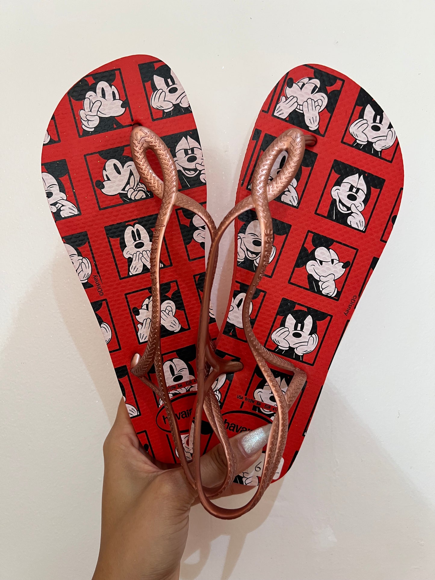 Havaianas Luna Disney Mickey Rouge