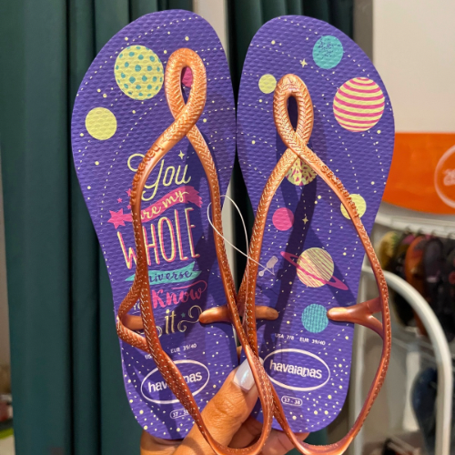 Havaianas Luna Love Infini Violetta Rose Gold