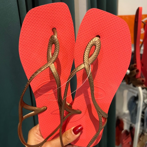 Havaianas Luna Square Rosa Bronze