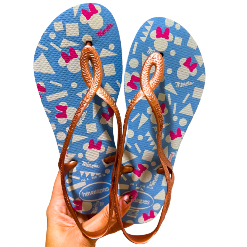 Havaianas Luna Disney Minnie Blue