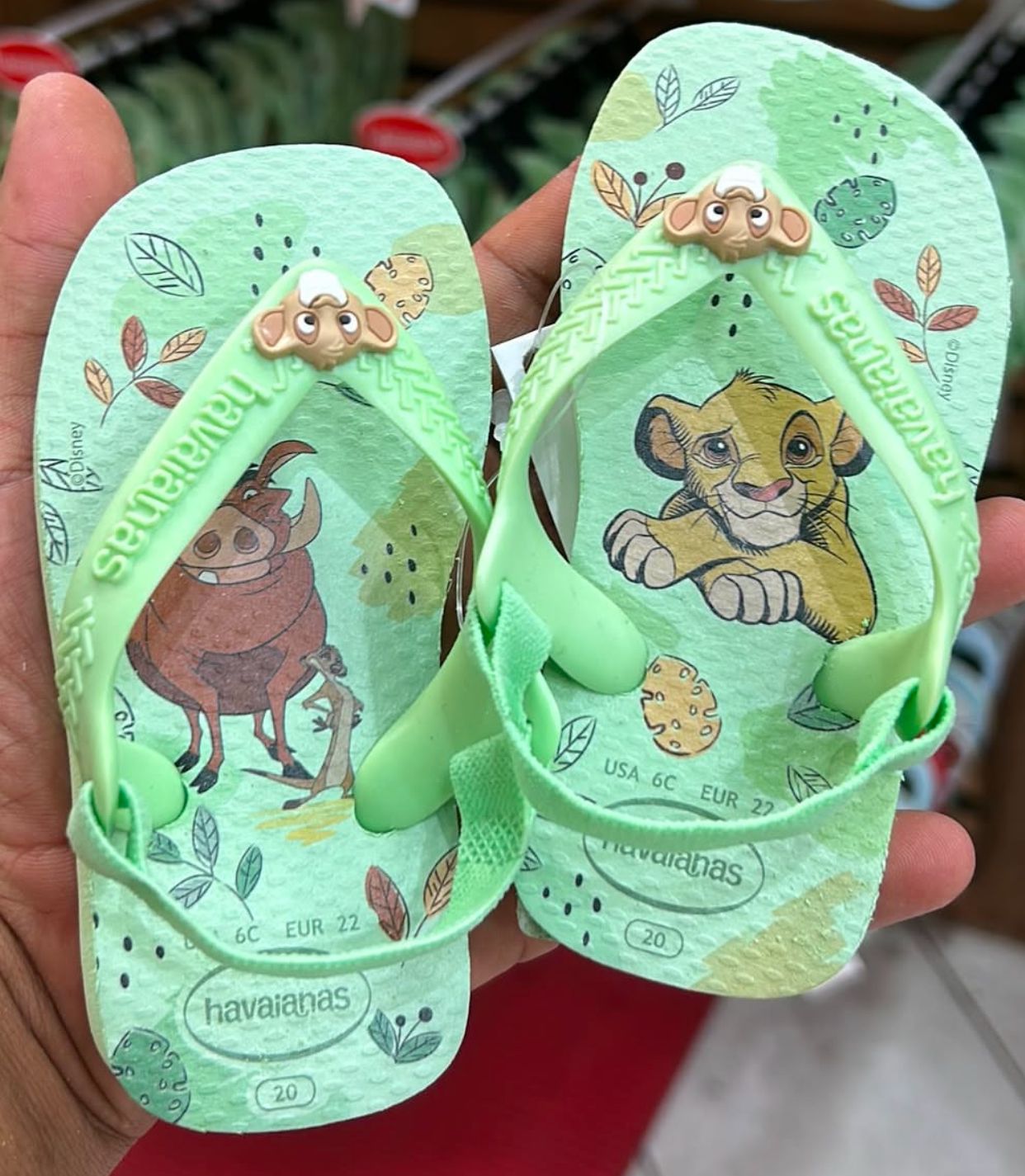 Havaianas Baby Roi Lion X Pumba