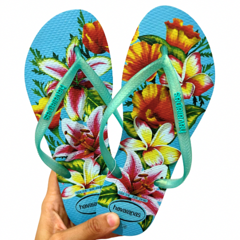 Havaianas Slim Orchidéa Blue