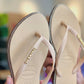 Havaianas point glitter gold