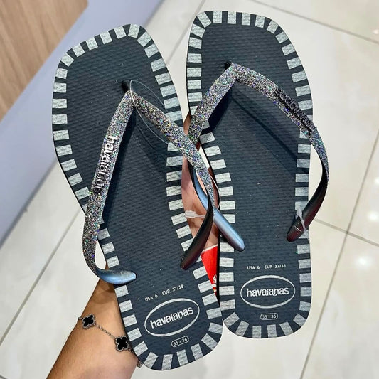 Havaianas square glitter