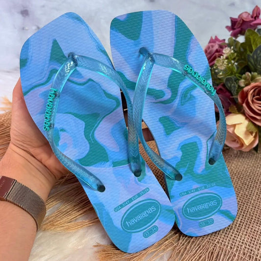 Havaianas square Jelly azul