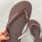 Havaianas slim glitter café