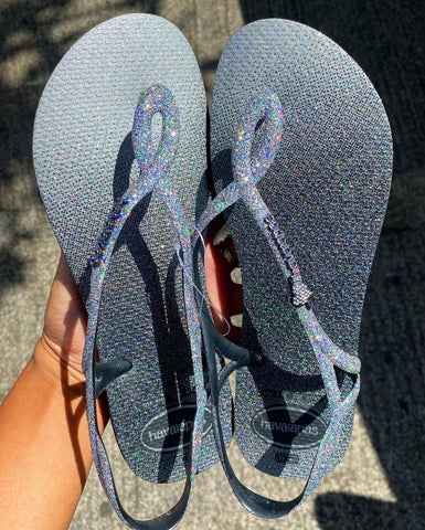 Havaianas Luna Glitter Glossy Grey